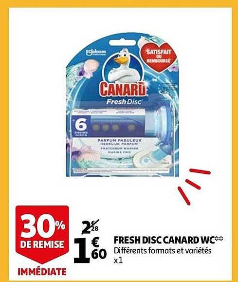 fresh disc canard wc