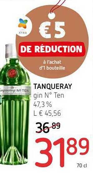 gin n° ten 47,3% tanqueray