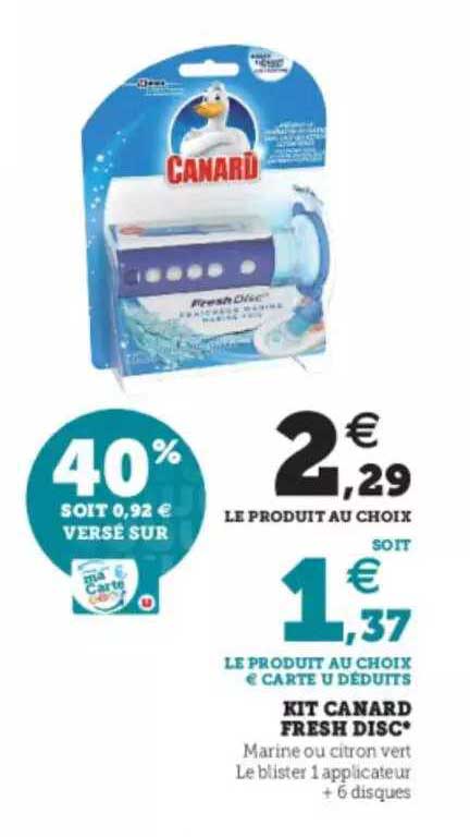 kit canard fresh disc