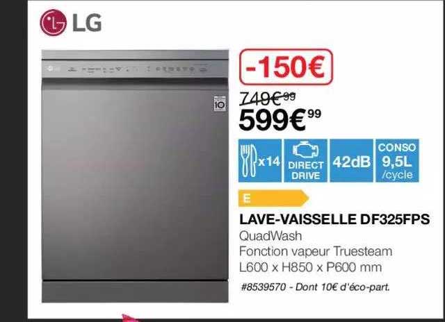 lave-vaisselle df325fps lg