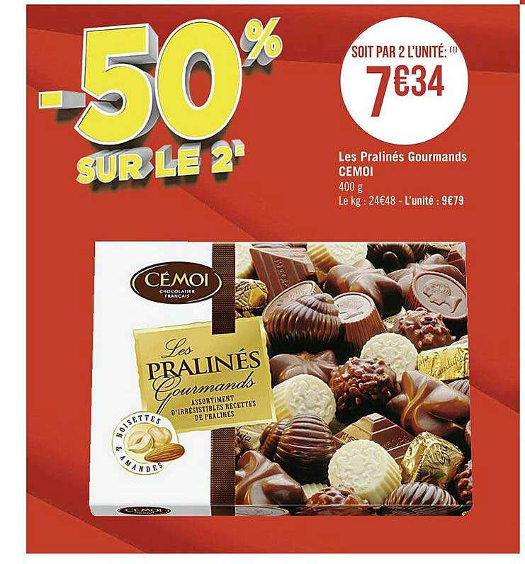 Les Pralinés Gourmands Cémoi