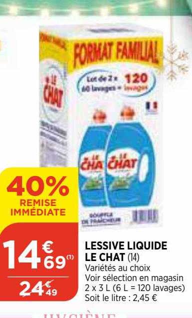Lessive Liquide Le Chat