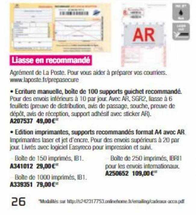 Liasse En Recommandé