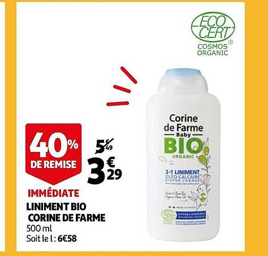 liniment bio corine de farme