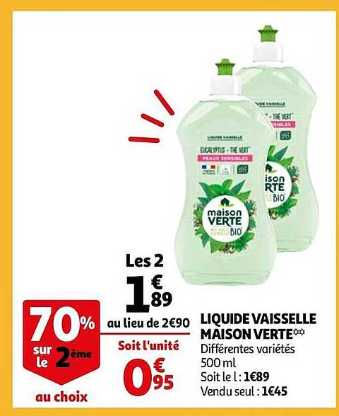Liquide Vaisselle Maison Verte