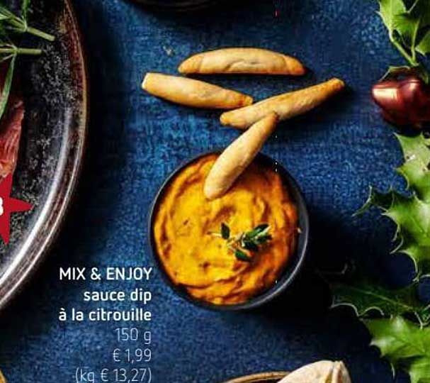 Mix & Enjoy Sauce Dip à La Citrouille