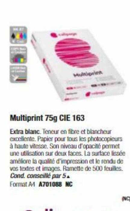 multiprint 75g cie 163