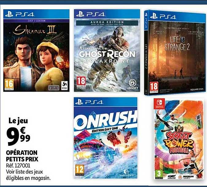 opération petits prix