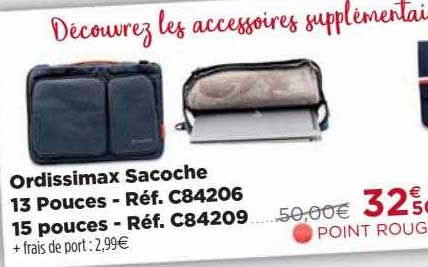 ordissimax sacoche 13 pouces 15 pouces