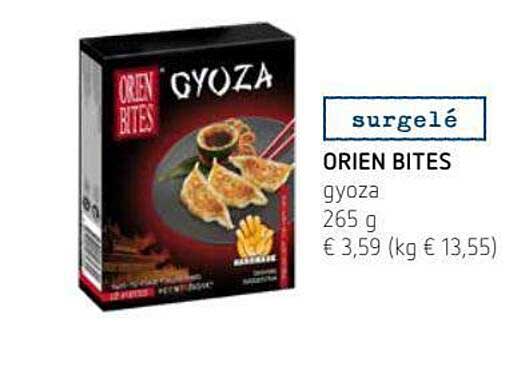 orien bites gyoza