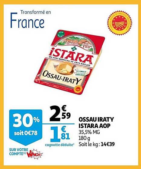 ossau iraty istara aop