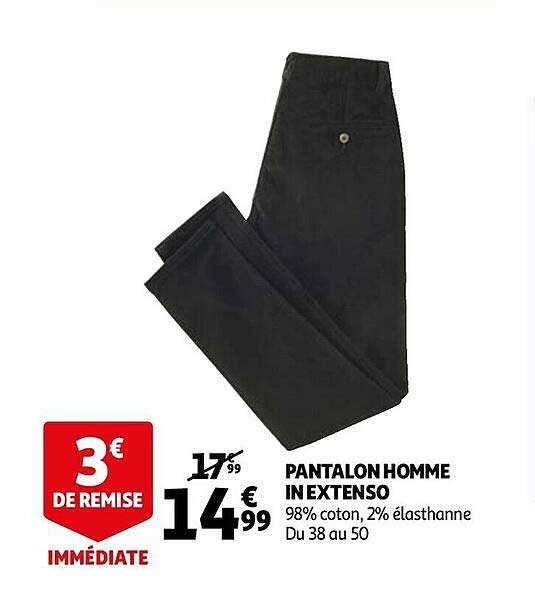 pantalon homme in extenso