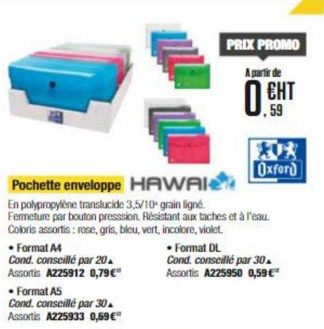 Pochette Enveloppe Hawai