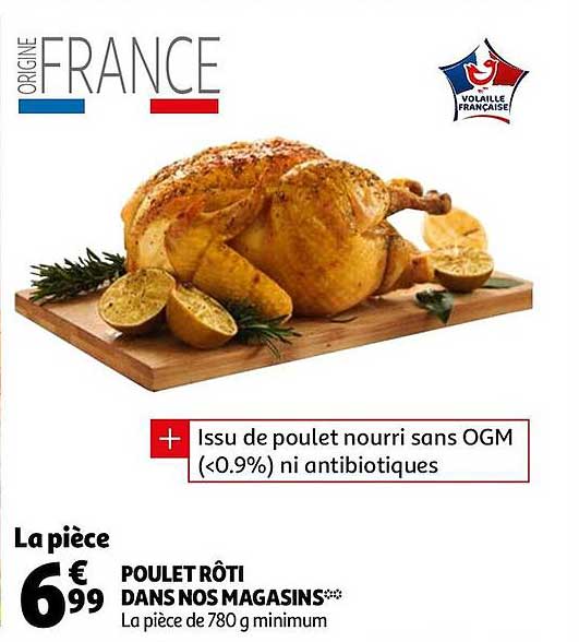 poulet rôti dans nos magasins