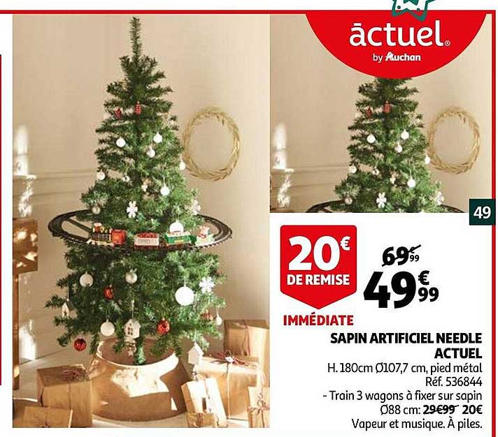 sapin artificiel needle actuel