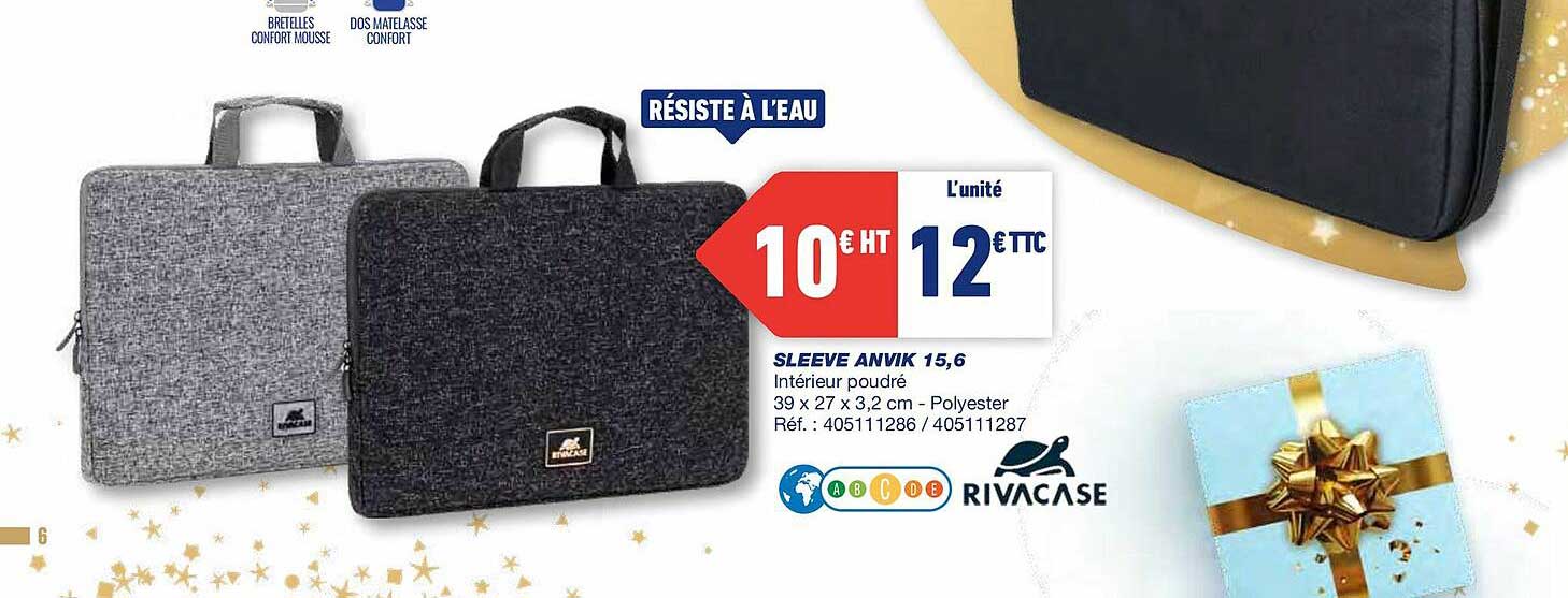 sleeve anvik 15,6 rivacase