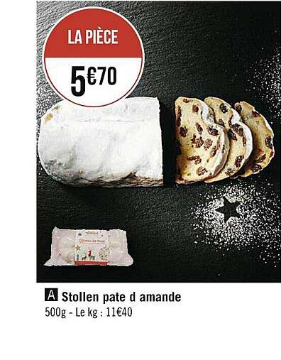 stollen pate d'amande
