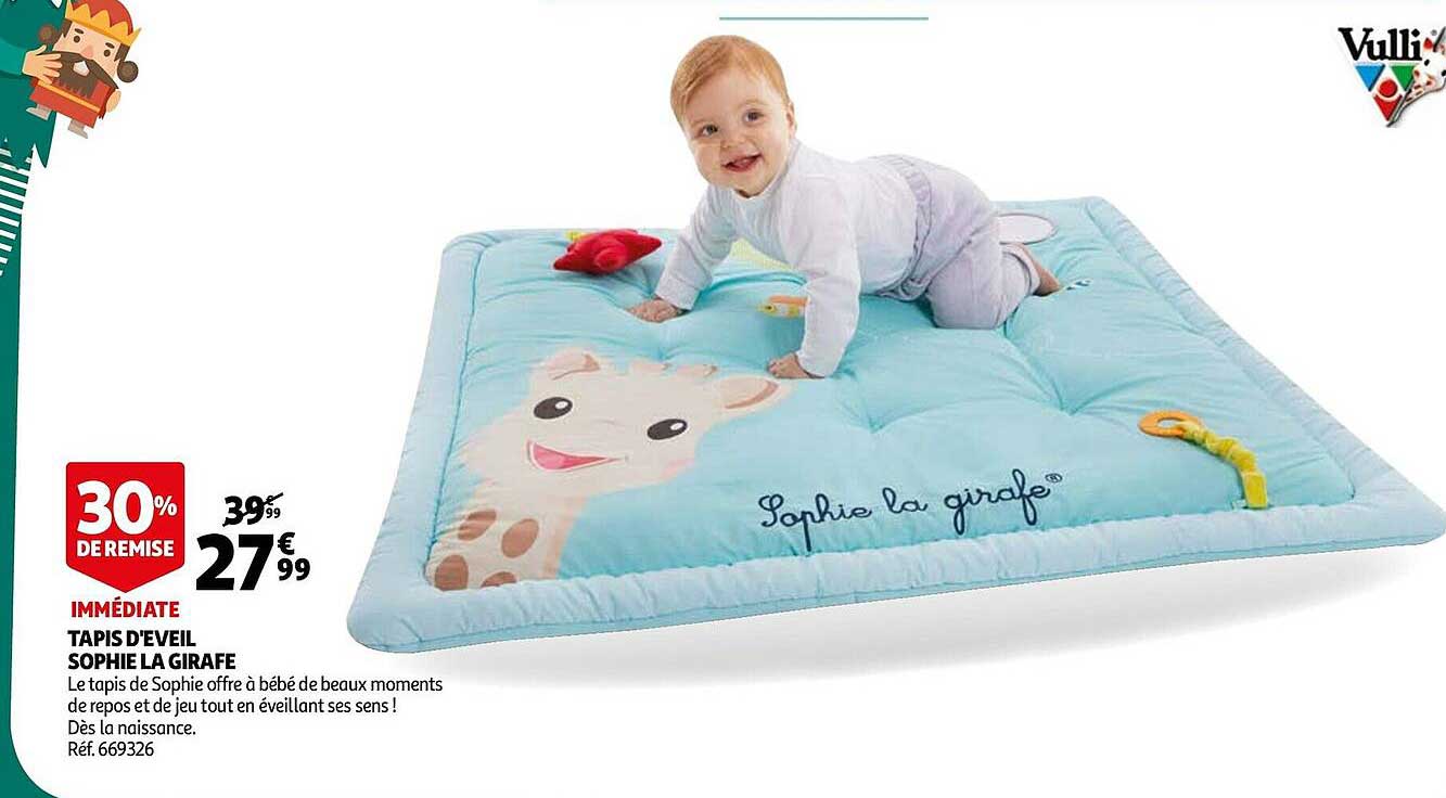 tapis d'éveil sophie la girafe