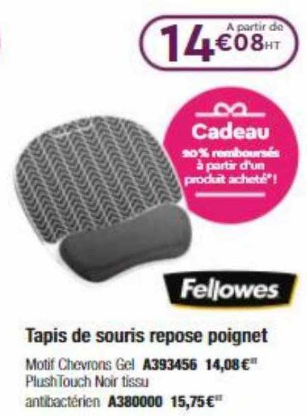 tapis de souris repose poignet fellowes