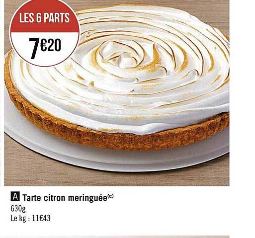 Tarte Citron Meringuée