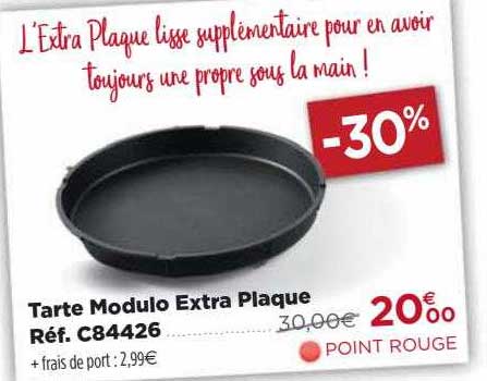 Tarte Modulo Extra Plaque