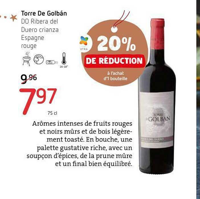 torre de golbán do ribera del duero crianza espagne rouge