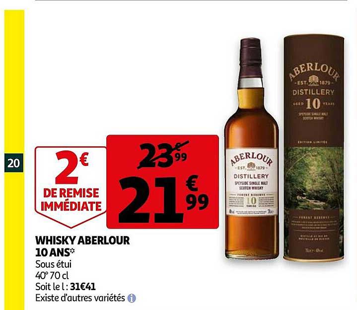 whisky aberlour 10 ans