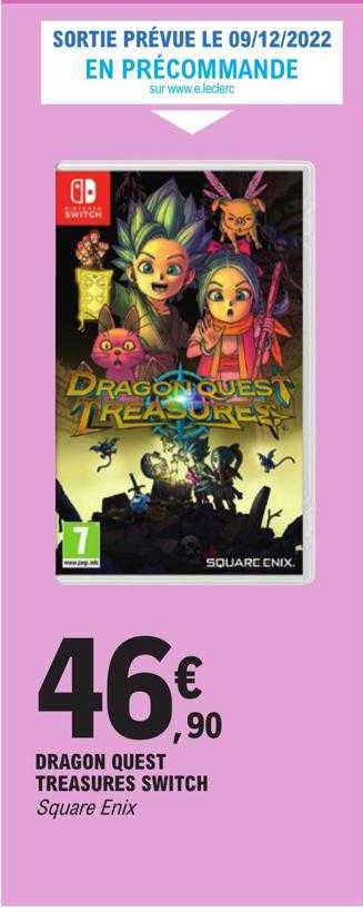 dragon quest treasures switch