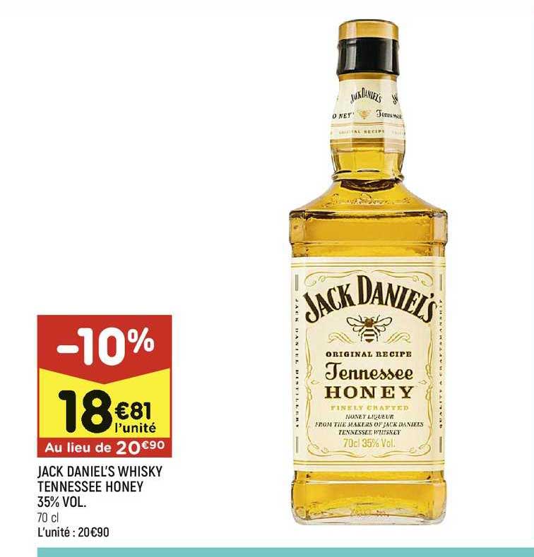 jack daniel's whisky tennessee honey 35% vol.