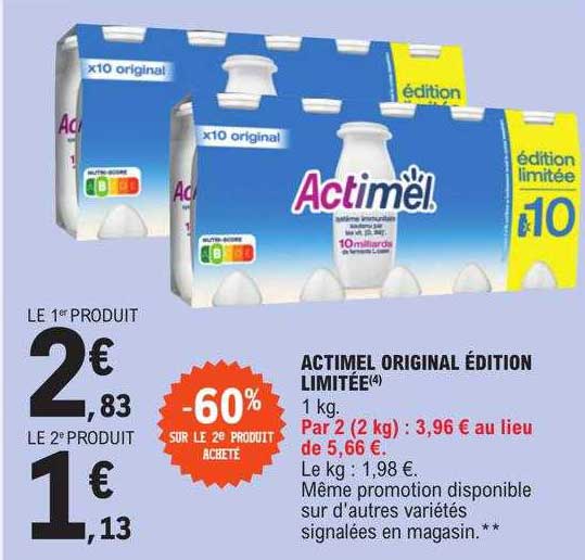 Actimel Original édition Limitée