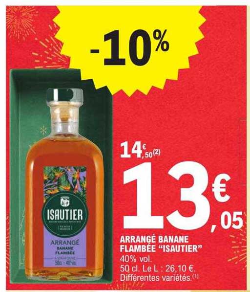 arrangé banane flambée "isautier"
