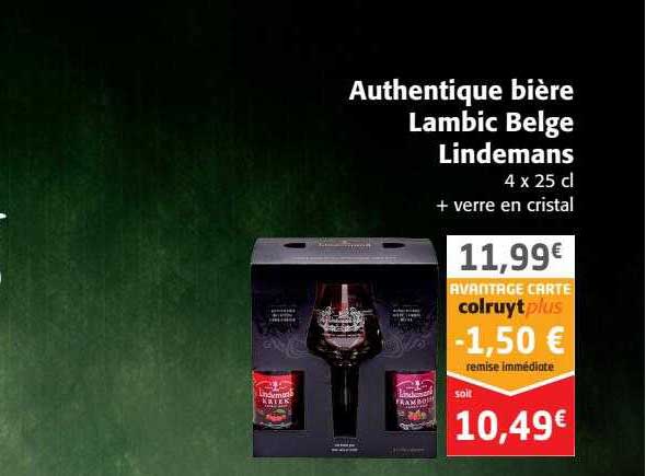 authentique bière lambic belge lindemans