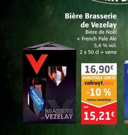 bière brasserie de vezelay bière de noël + french pale ale