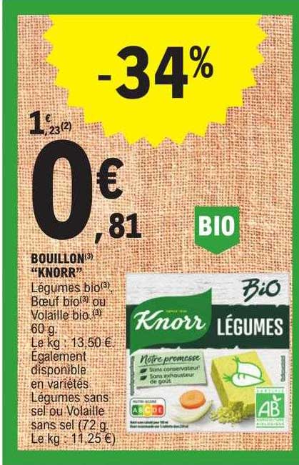 Bouillon "knorr"