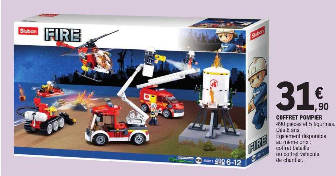 coffret pompier slubari fire