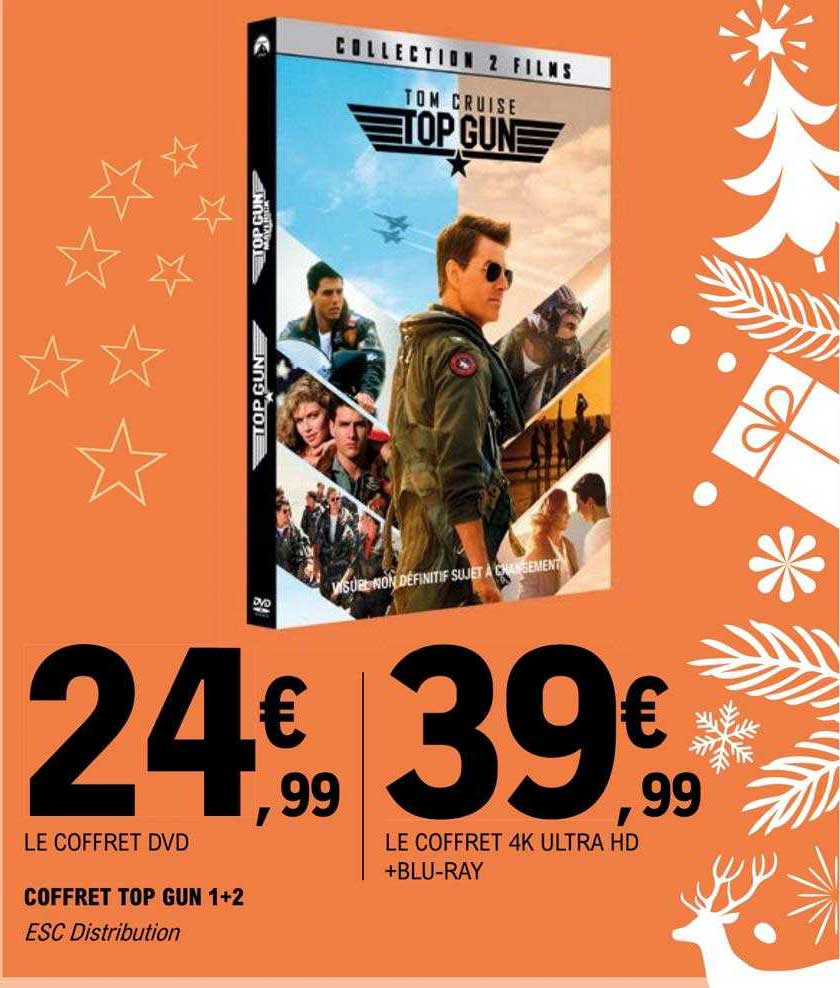 coffret top gun 1+2, le coffret 4k ultra hd + blu-ray