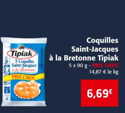 coquilles saint-jacques à  la bretonne tipiak