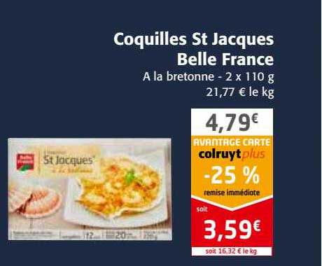 coquilles st jacques belle france