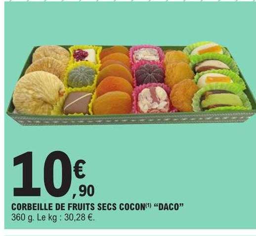 corbeille de fruits secs cocon "daco"