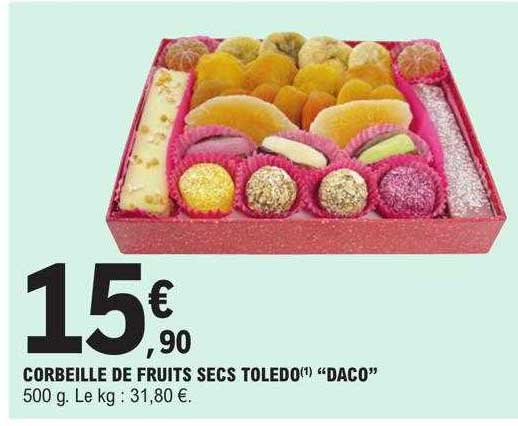 corbeille de fruits secs toledo "daco"