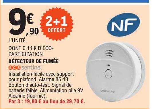 Détecteur De Fumée Scs Sentinel
