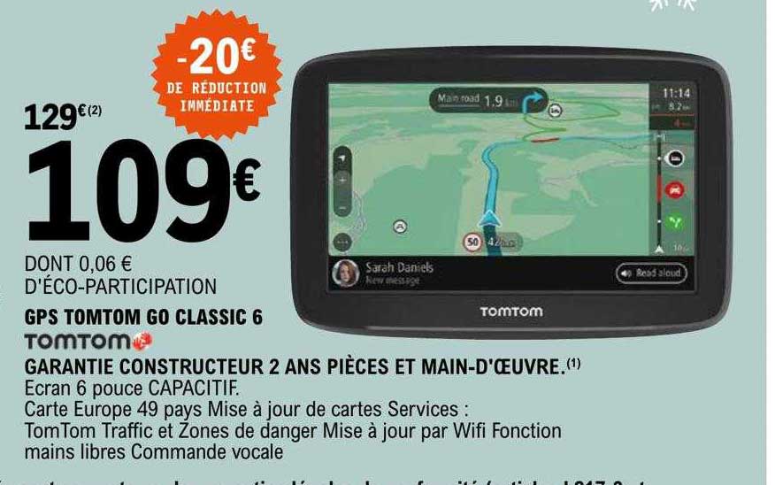 gps tomtom go classic 6
