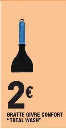 gratte givre confort "total wash"