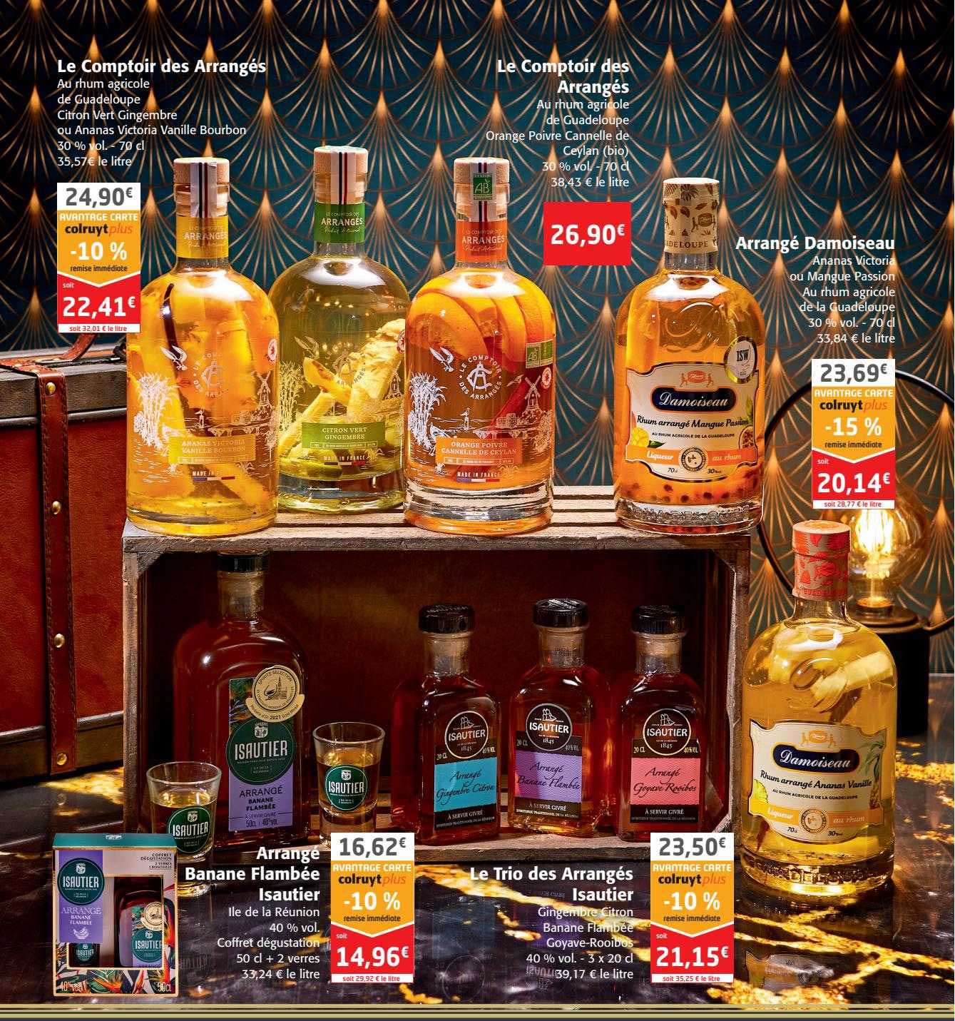 le comptoir des arrangés, le comptoir des arrangés, arrangé damoiseau, arrangé banane flambée isautier, le trio des arragnés isautier