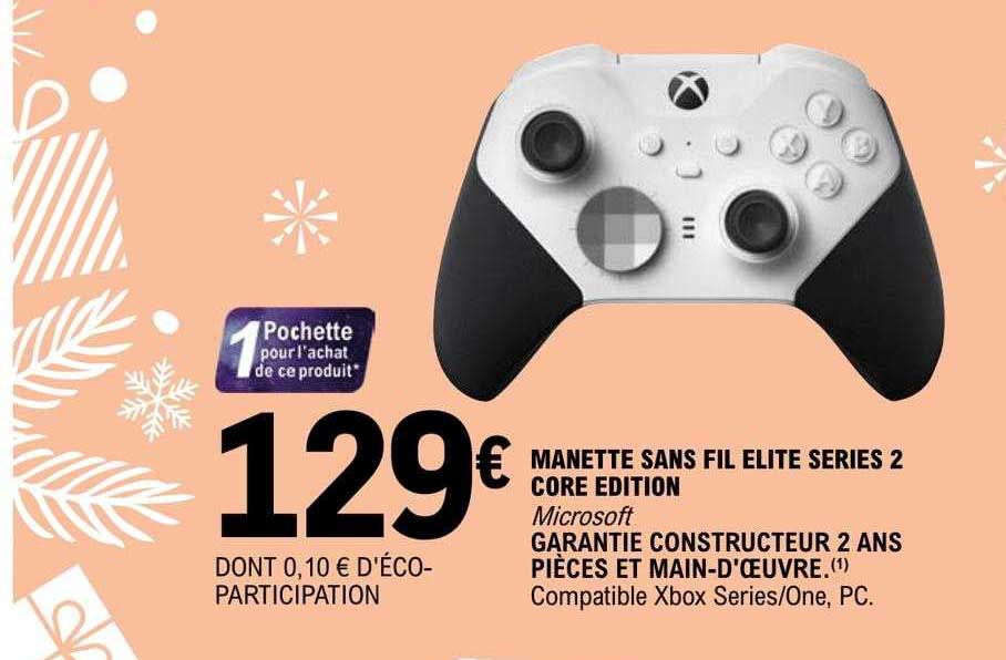 manette sans fil elite series 2 core edition