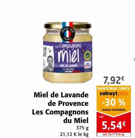miel de lavande de provence les compagnons du miel