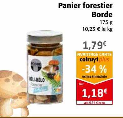 panier forestier borde
