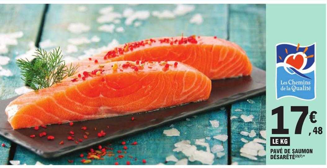 pavé de saumon désarêté