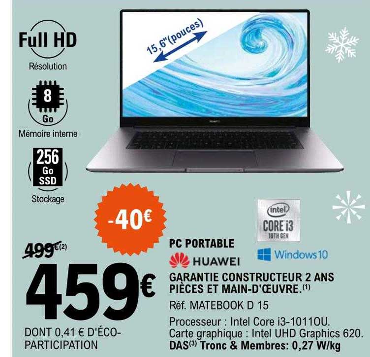 pc portable huawei 15,6"