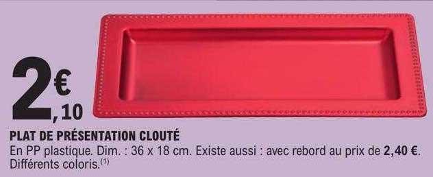 Plat De Présentation Clouté